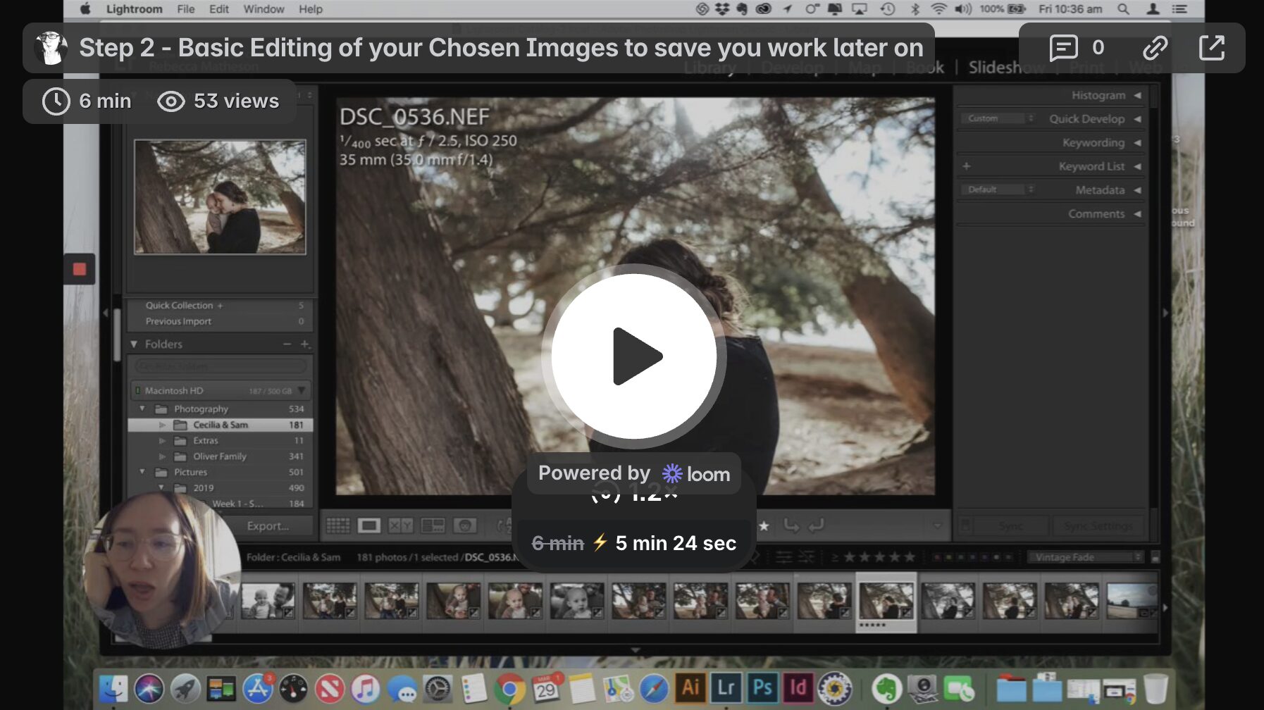 video screenshot step 2 organise photos