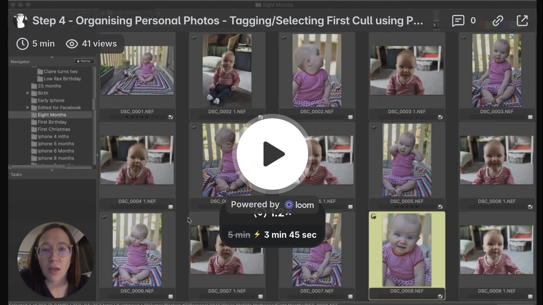 step 4 organise photos video screenshot