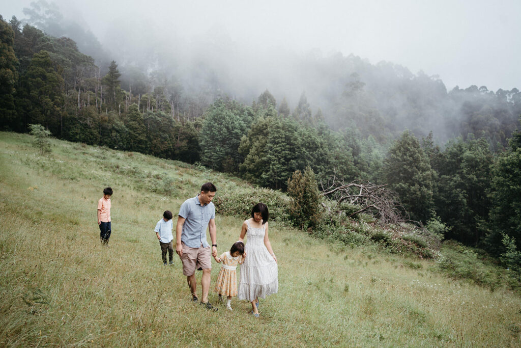 singapore family in the dandenong ranges